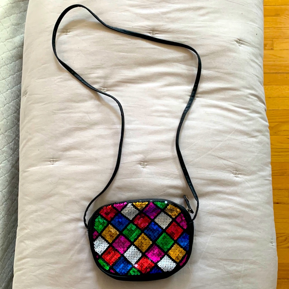 Cutest shiny mini bag💜